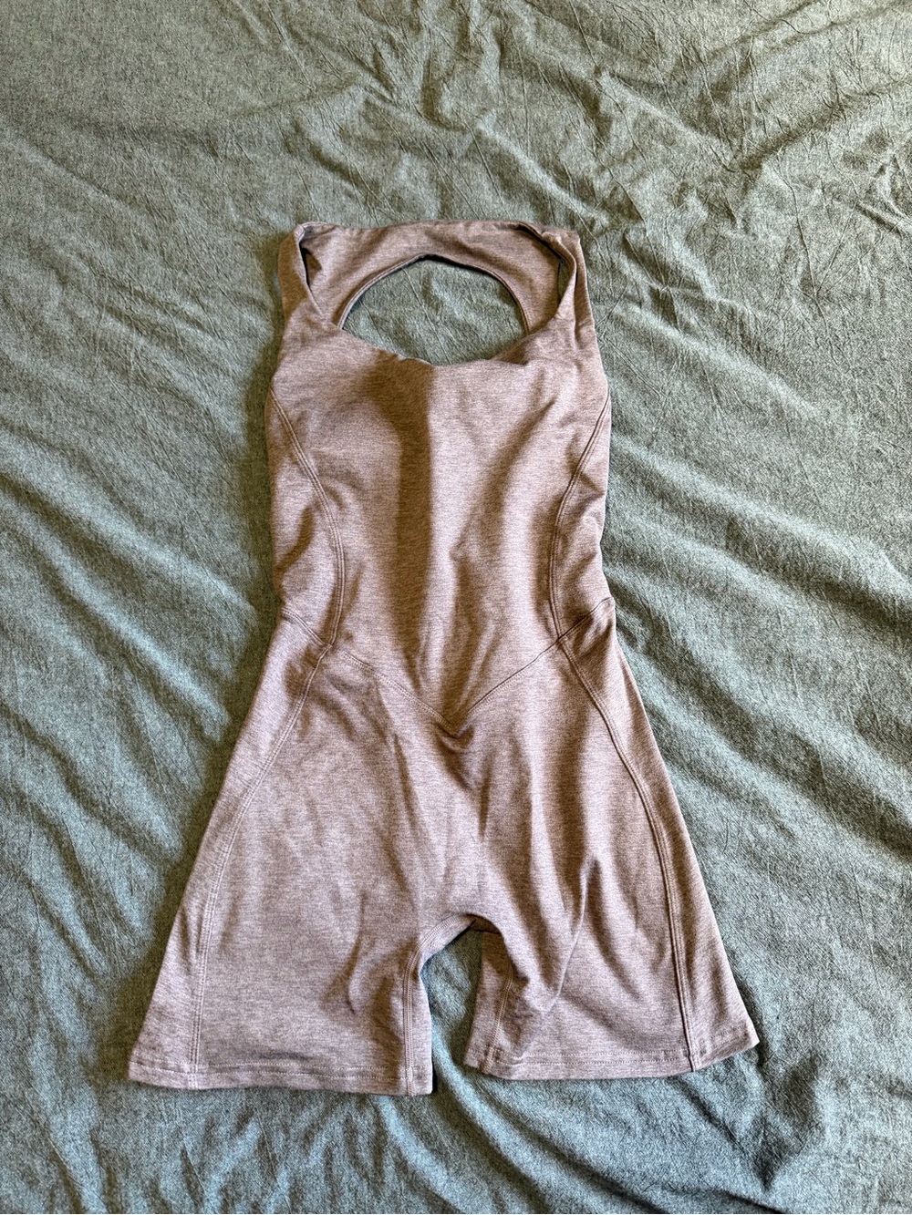 Buffbunny Heathered Bodysuit - Mocha Berry
